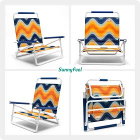 Sunnyfeel Beach Chair, Foldable Camping Chair Beach Chair