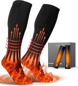 Wavmill Rechargeable Heated Set - Heated Socks and Hand Warmers for Men - 2 Packs 12000mAh Electric Foot Warmers - Gifts for Hunting, Fishing