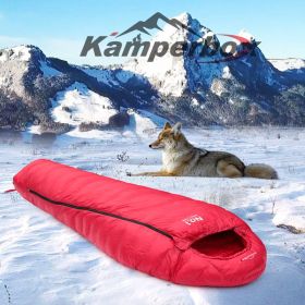 Kamperbox Sleeping Bag Camping Winter Sleeping Bag Ultralight Sleeping Bag Camping Sleeping Ultralight Camping (Option: CW1100)