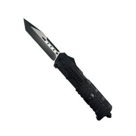 Armed Force Tactical 5.5" OTF Knife with Tanto Blade (Color: Black)